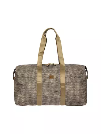 BRICS | Reisetasche X-BAG  2-IN-1 bordeaux | hellbraun